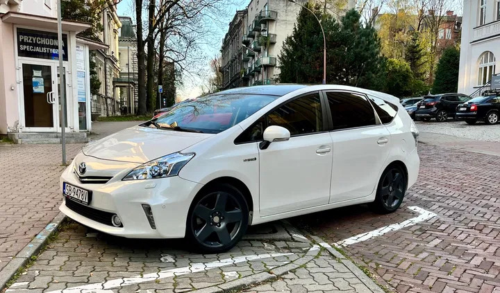 toyota biała Toyota Prius+ cena 58900 przebieg: 151000, rok produkcji 2012 z Biała